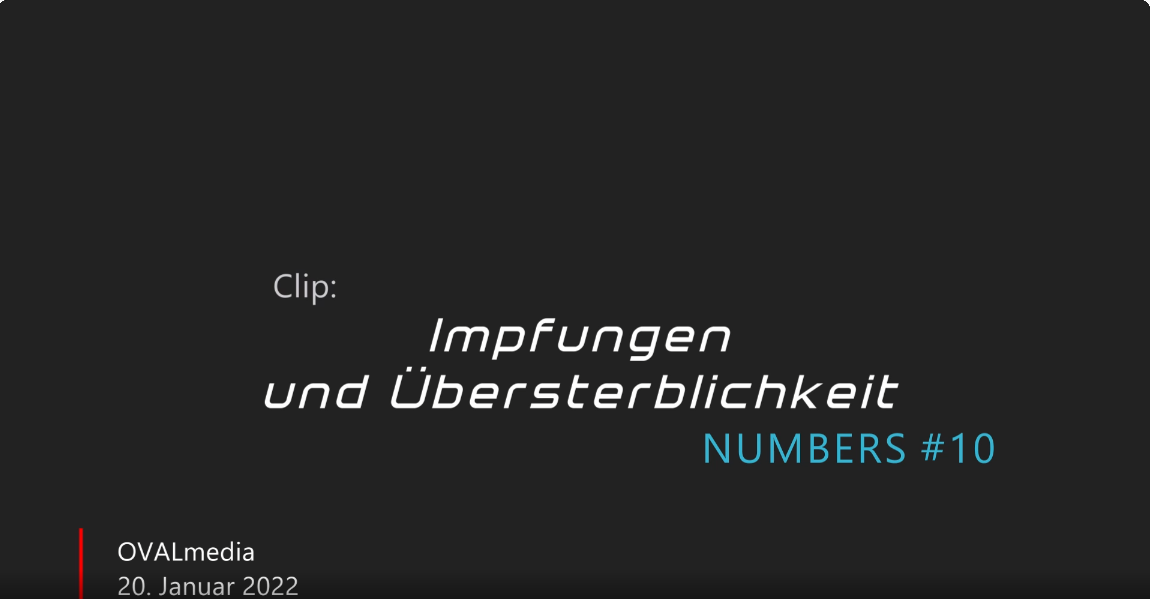 Number#10 Impfungen und Übersterblichkeit