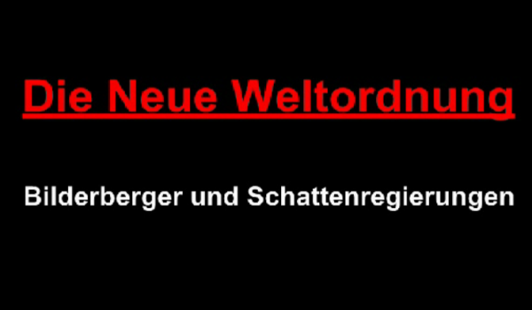 Die neue Weltordnung